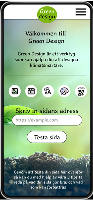 Startsida Green Design